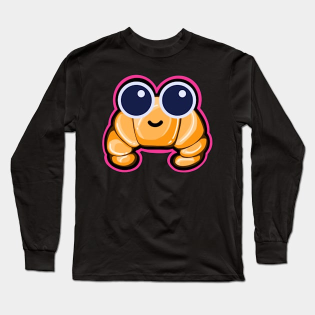 Mr Croissant Long Sleeve T-Shirt by Josh Diaz Villegas